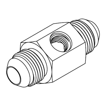 Tompkins Hydraulic Fitting, Steel16MJ-16MJ-04FOR-GAUGE PORT GP2403-16-16-04FB